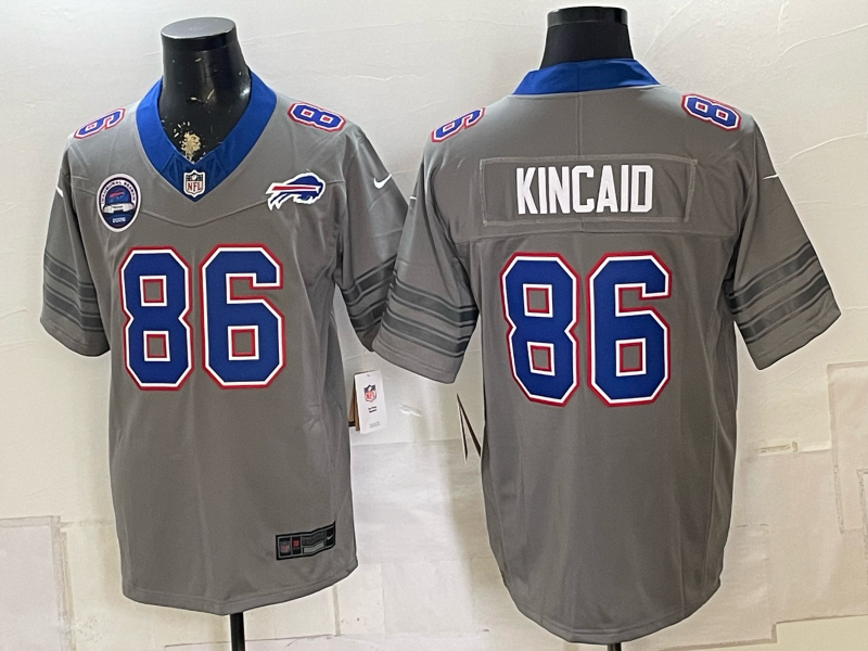 Men 2026 Buffalo Bills #86 Kincaid grey Nike Limited NFL Jersey 081104->buffalo bills->NFL Jersey